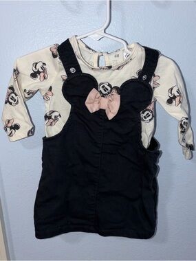 H&M Baby Minnie denim dress and top